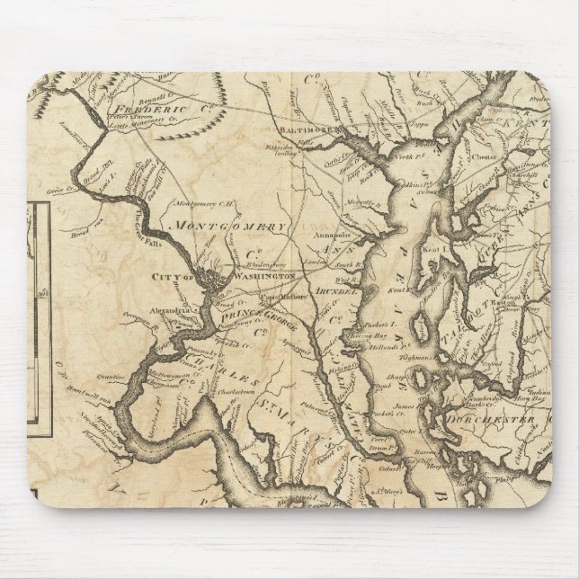 Staat Maryland 2 Mousepad (Vorne)