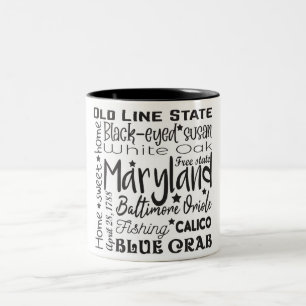 Staat/Maryland Zweifarbige Tasse