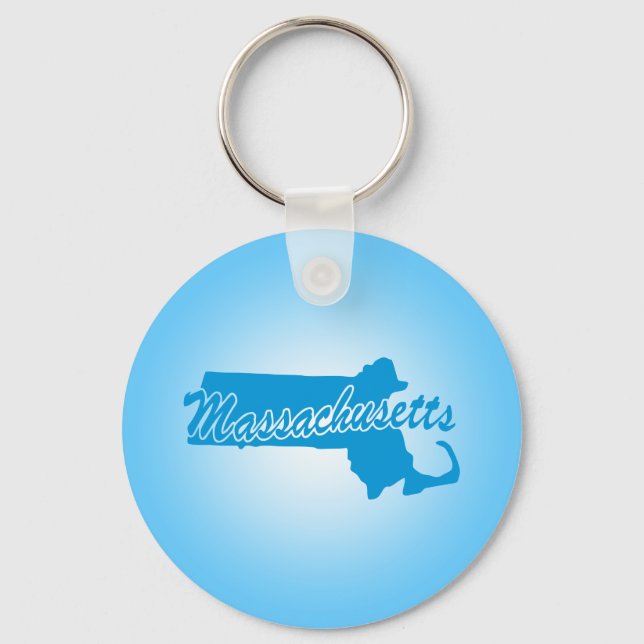 Staat Massachusetts Schlüsselanhänger (Vorderseite)