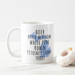 Staat Michigan Symbole Mitten State Kaffeetasse