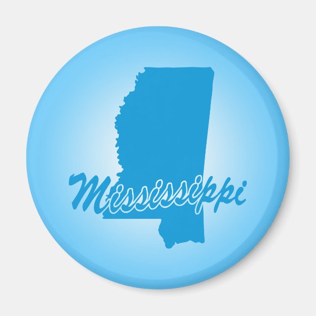 Staat Mississippi Magnet (Vorne)