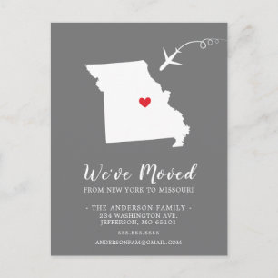 Staat MISSOURI Post Card verschieben Postkarte