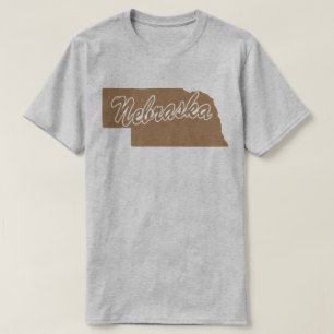 Staat Nebraska Form T - Shirt