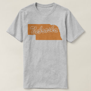Staat Nebraska Form T - Shirt