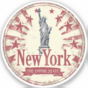 Staat New York Empire Aufkleber