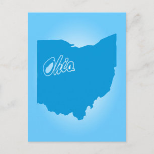 Staat Ohio Postkarte