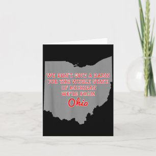 Staat Ohio, wir scheißen auf Michigan Karte