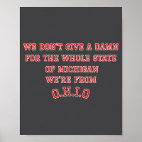 Staat Ohio, wir scheißen auf Michigan