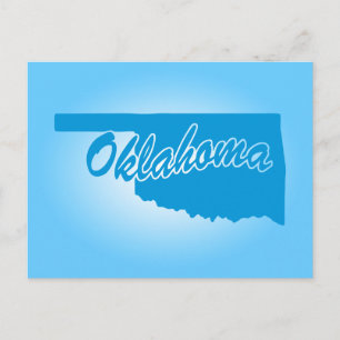 Staat Oklahoma Postkarte