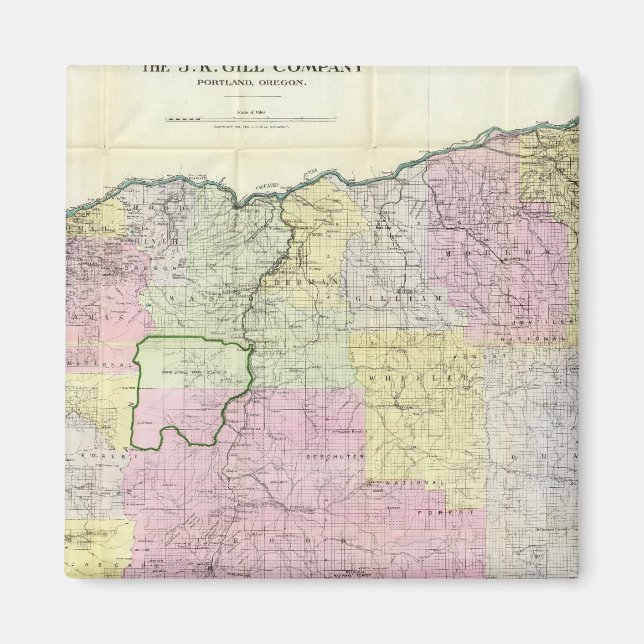 Staat Oregon Magnet (Vorne)