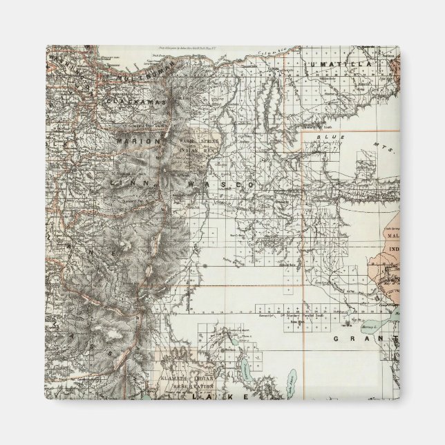 Staat Oregon Magnet (Vorne)