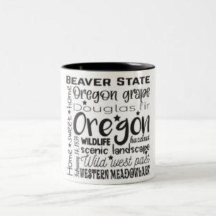 Staat/Oregon Zweifarbige Tasse