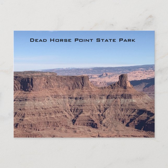 Staat Park Dead Horse Point Postkarte (Vorderseite)