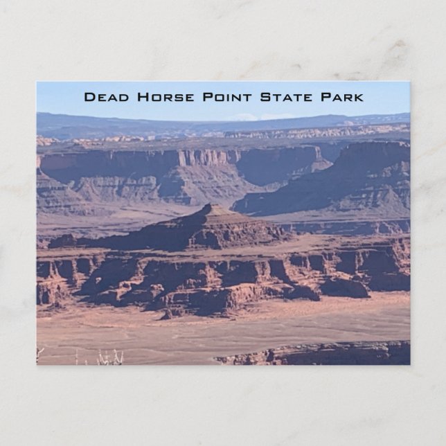 Staat Park Dead Horse Point Postkarte (Vorderseite)