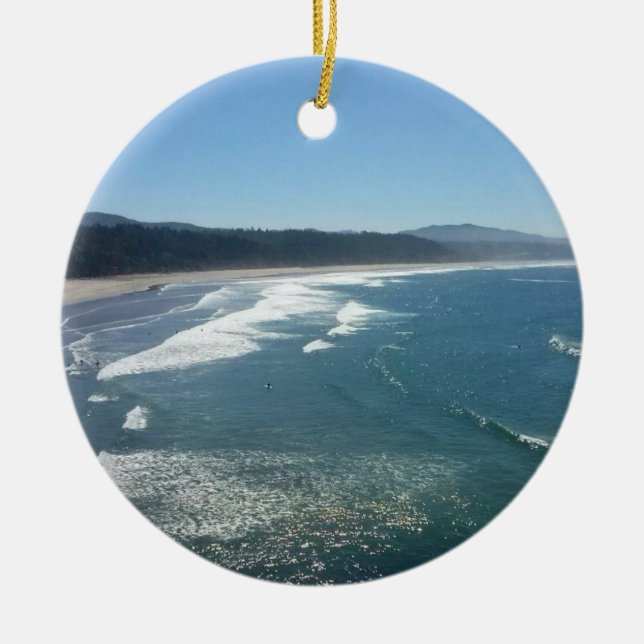 Staat Park des Teufels, Oregon Coast Keramik Ornament (Vorne)