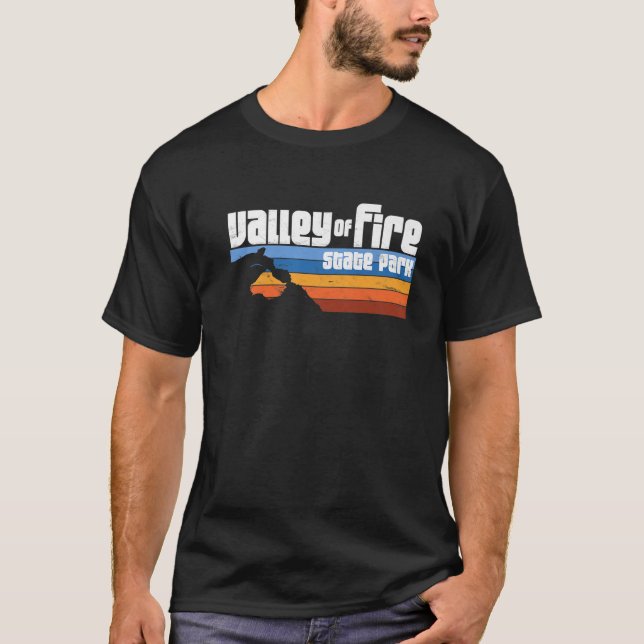 Staat Park Nevada - Retro Desert Su T-Shirt (Vorderseite)