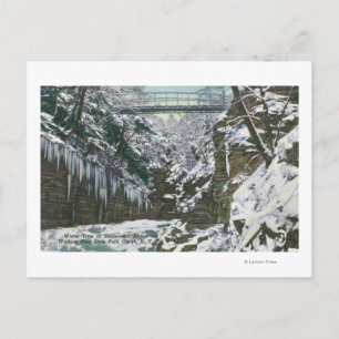 Staat Park Schlucht Hängebrücke Aussicht in Postkarte