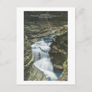 Staat Park View of Diamond Falls Postkarte