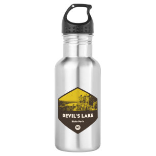 Staat Park Wisconsin Edelstahlflasche