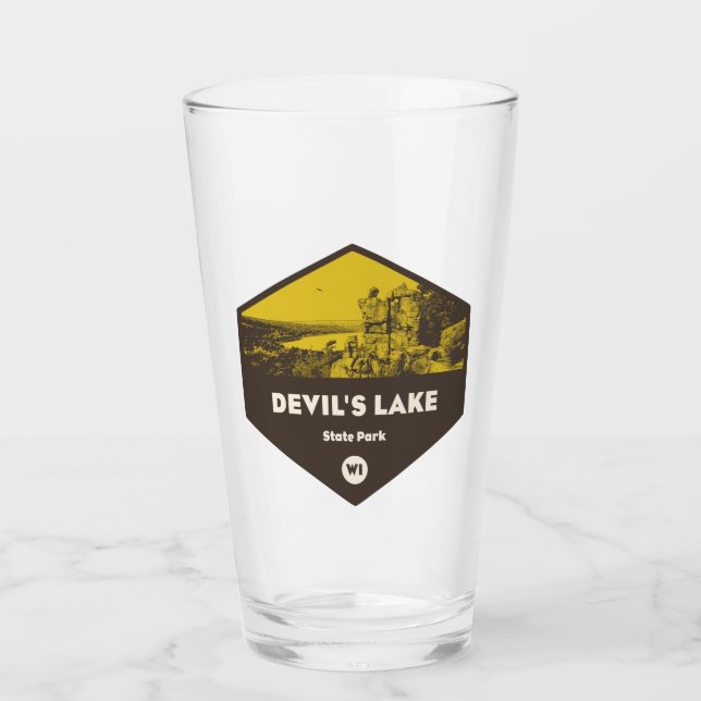 Staat Park Wisconsin Glas (Vorderseite)