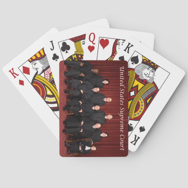 Staat-Richter des Obersten Gerichtshofs Spielkarten (Rückseite)