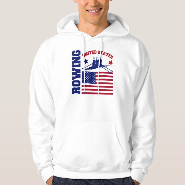 Staat-Rudersport Hoodie (Vorderseite)