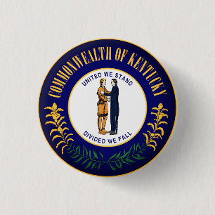 Staat Siegel Kentucky Button
