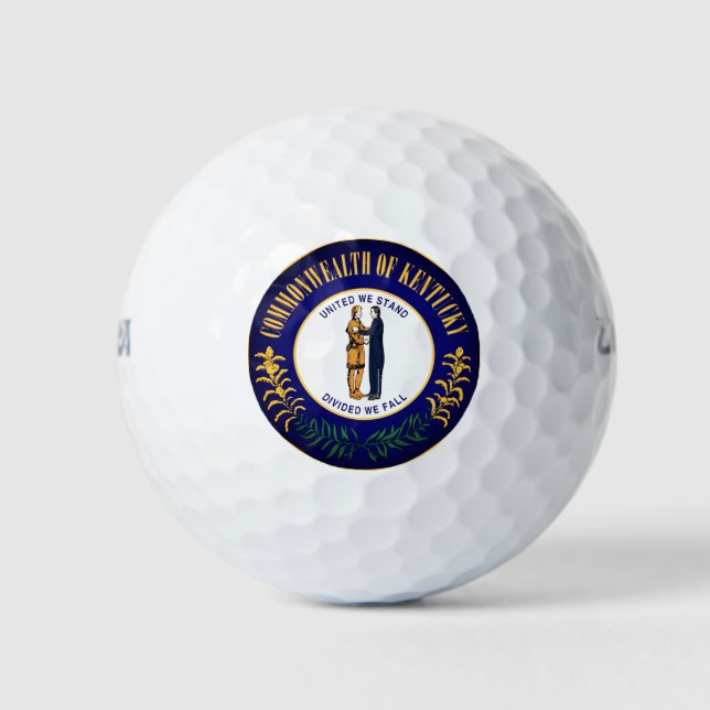 Staat Siegel Kentucky Golfball (Vorderseite)