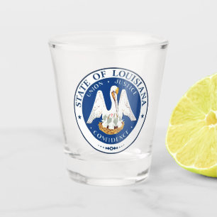 Staat Siegel Louisiana Schnapsglas