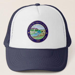 Staat Siegel South Dakota Truckerkappe