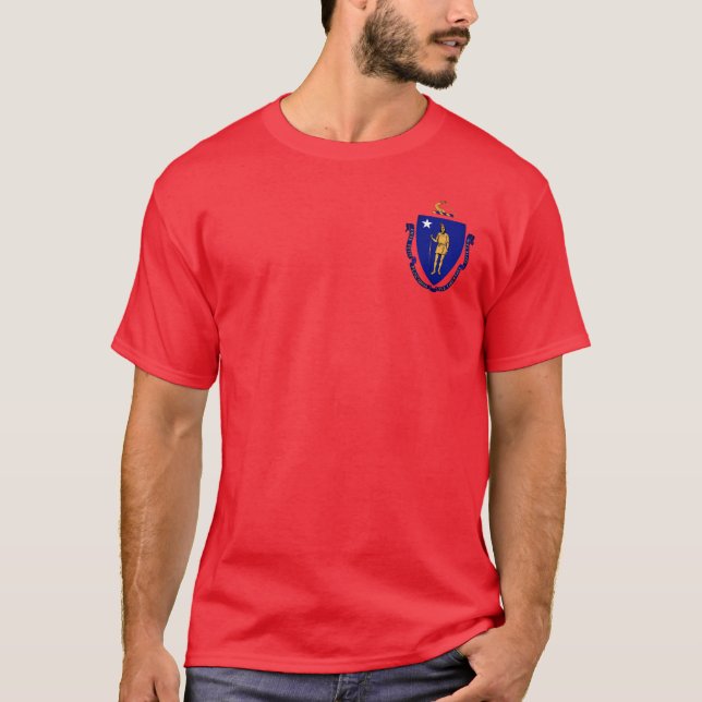 Staat Siegel von Massachusetts T - Shirt (Vorderseite)