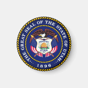 Staat Siegel von Utah Magnet