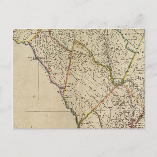 Staat South Carolina 3 Postkarte (Vorderseite)