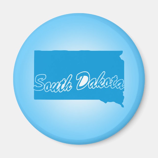 Staat South Dakota Magnet (Vorne)