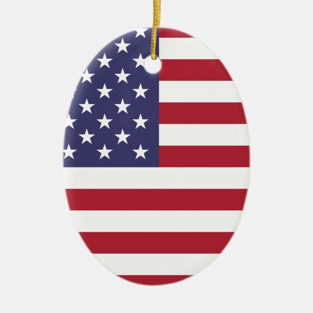 Staat-Staatsflagge Keramik Ornament (Vorne)