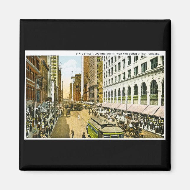 Staat Street, Chicago, Illinois Magnet (Vorne)