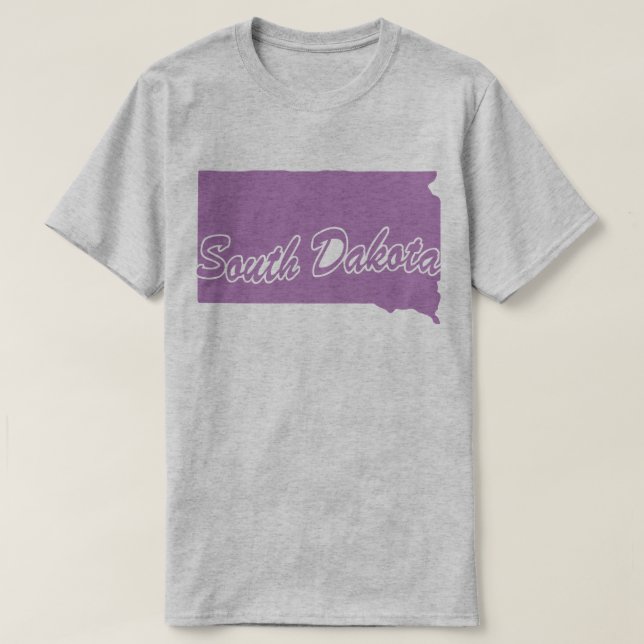 Staat Süddakota Form T - Shirt (Design vorne)
