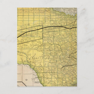 Staat Texas 2 Postkarte