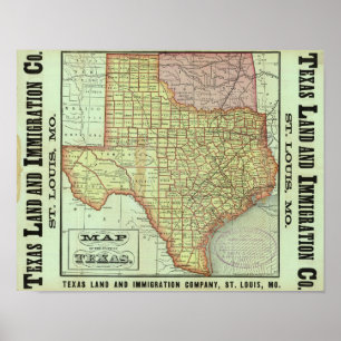 Staat Texas 3 Poster
