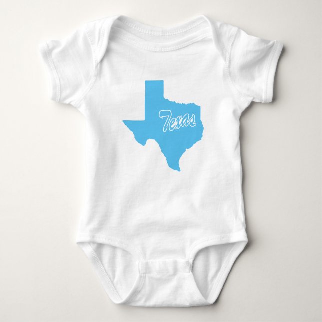 Staat Texas Baby Strampler (Vorderseite)