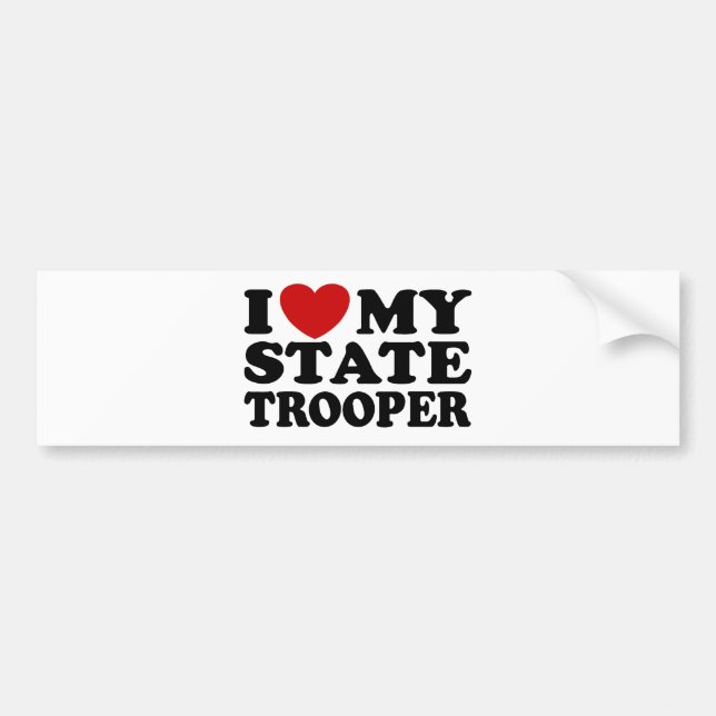 Staat Trooper Autoaufkleber (Vorne)