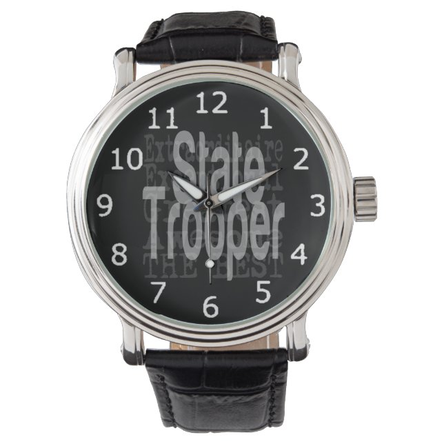 Staat Trooper Extraordinator Armbanduhr (Vorderseite)