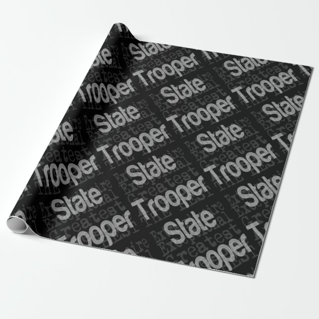 Staat Trooper Extraordinator Geschenkpapier (Ungerollt)