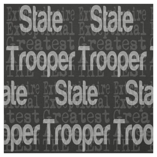 Staat Trooper Extraordinator Stoff (Muster)