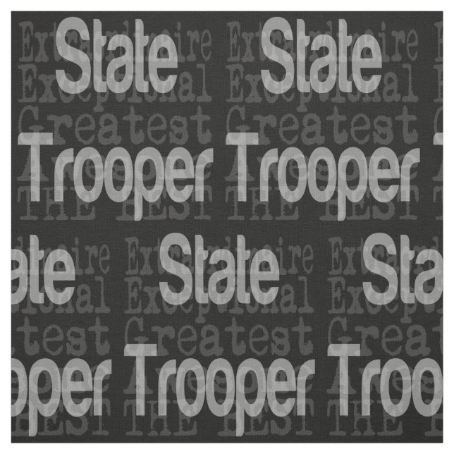 Staat Trooper Extraordinator Stoff (Muster)