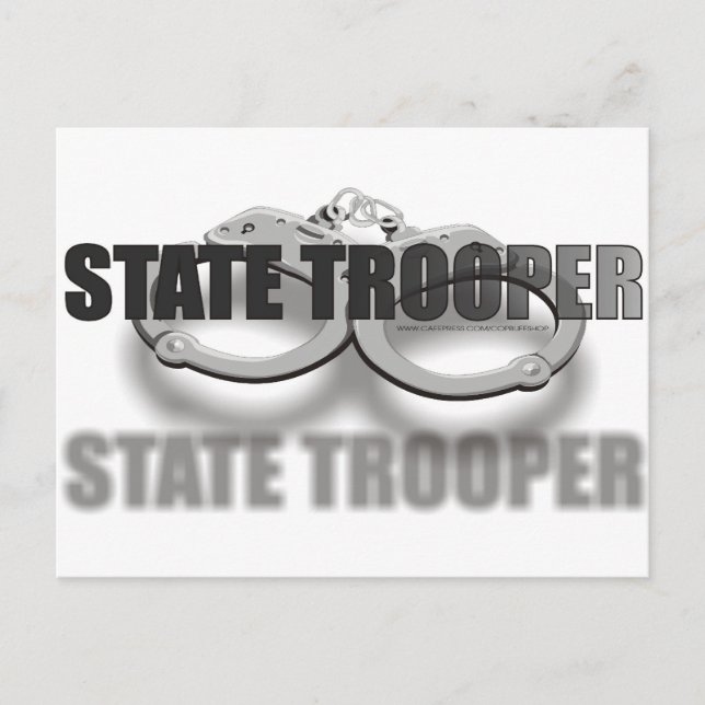 Staat TROOPER Postkarte (Vorderseite)