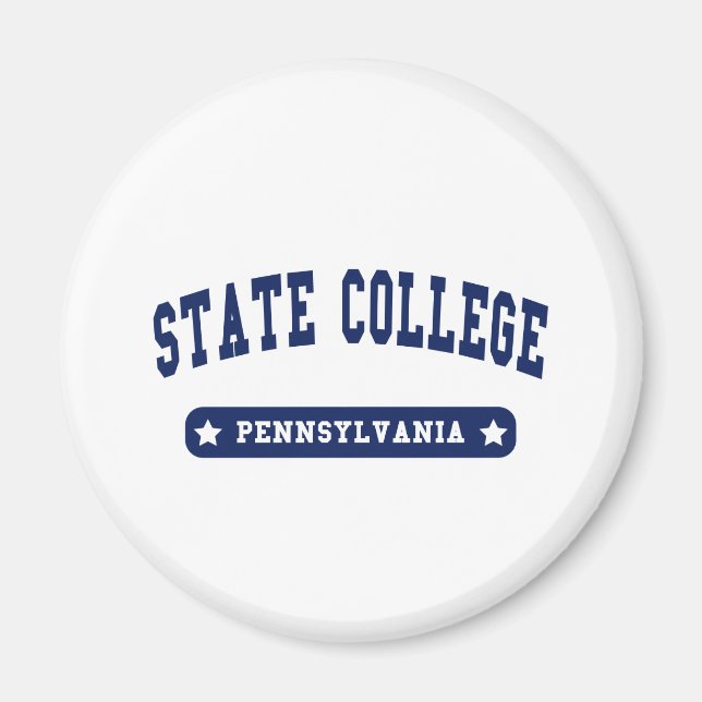 Staat Uni Pennsylvania Uni Stiltee-Shirt Magnet (Vorne)