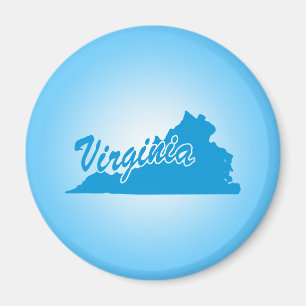 Staat Virginia Magnet