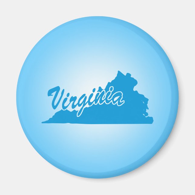 Staat Virginia Magnet (Vorne)