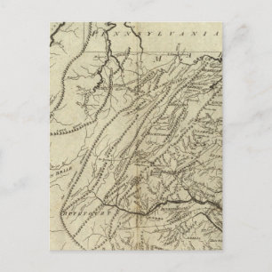 Staat Virginia Postkarte